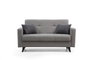 Atelier Del Sofa Polya - Sofá-cama de 2 plazas Gris claro
